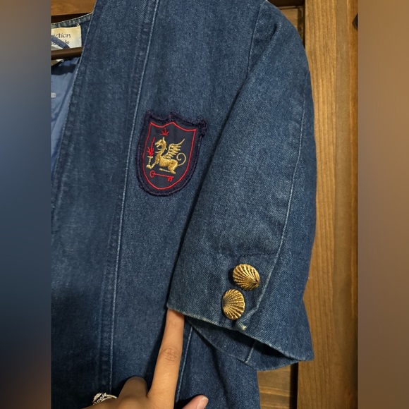 Vintage conviction de jacdale  jeans jacket. Made in Hong Kong - Picture 4 of 9